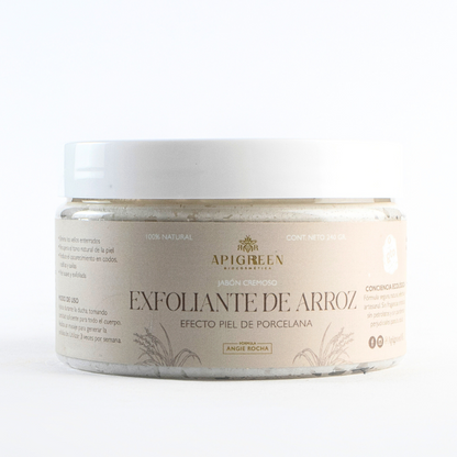 Jabón exfoliante y aclarante de Arroz