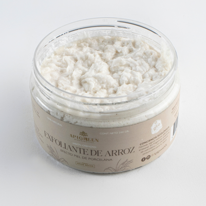 Jabón exfoliante y aclarante de Arroz